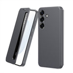 Custodia per telefono in pelle con finestra Smart View, For Galaxy A57 5G, For Galaxy A27 5G, For Galaxy A17 5G, For Galaxy Z Fold7 5G, For Galaxy S25 Edge 5G, For Galaxy A56 5G