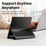Custodia per telefono in pelle con finestra Smart View, For Galaxy Z Fold3