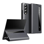 Custodia per telefono in pelle con finestra Smart View, For Galaxy S23 FE 5G, For Galaxy Z Fold5, For Galaxy S23+ 5G, For Galaxy S23 5G, For Galaxy Z Fold4, For Galaxy S22 Ultra 5G