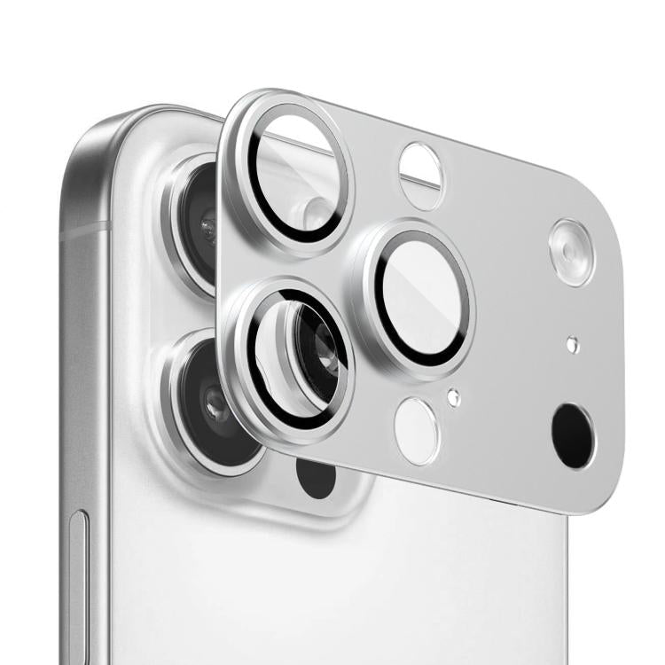 Pellicola protettiva per obiettivo in metallo a copertura totale Kalebol Instant 17 Pro Max, For iPhone 16 Pro Max, For iPhone 16 Pro, For iPhone 15 Pro Max, For iPhone 15 Pro, For iPhone 14 Pro, For iPhone 14 Pro Max