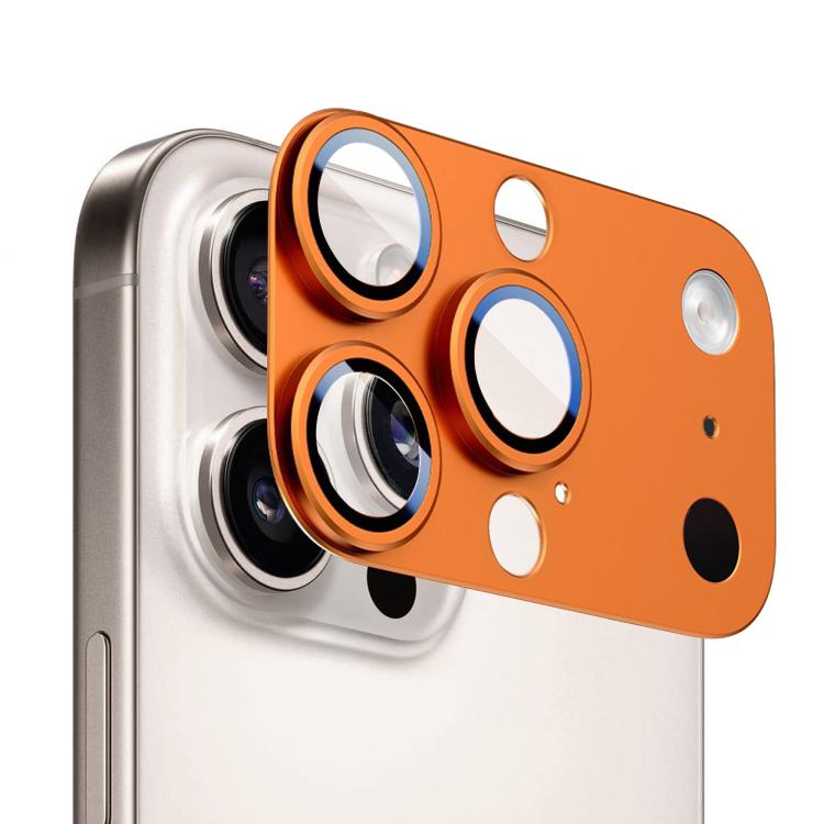Pellicola protettiva per obiettivo in metallo a copertura totale Kalebol Instant 17 Pro Max, For iPhone 16 Pro Max, For iPhone 16 Pro, For iPhone 15 Pro Max, For iPhone 15 Pro, For iPhone 14 Pro, For iPhone 14 Pro Max