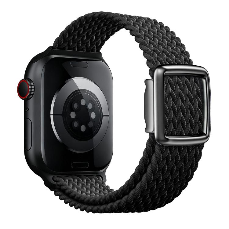 Cinturino per orologio in nylon intrecciato con fibbia magnetica in stile moderno., For Apple Watch 46mm / 49mm / 45mm / 44mm