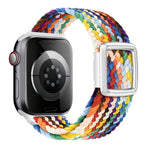 Cinturino per orologio in nylon intrecciato con fibbia magnetica in stile moderno., For Apple Watch 46mm / 49mm / 45mm / 44mm