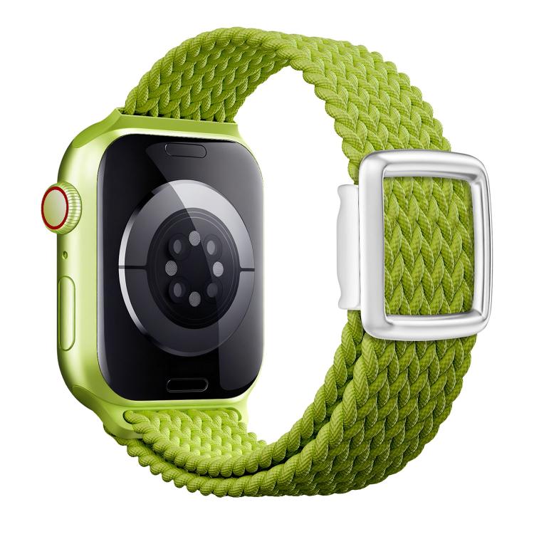 Cinturino per orologio in nylon intrecciato con fibbia magnetica in stile moderno., For Apple Watch 46mm / 49mm / 45mm / 44mm