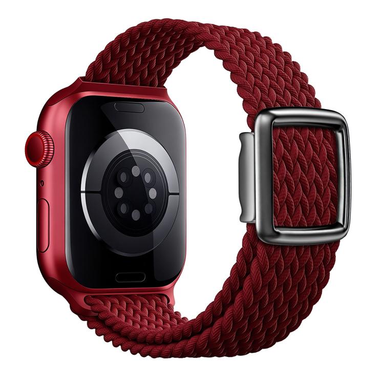Cinturino per orologio in nylon intrecciato con fibbia magnetica in stile moderno., For Apple Watch 42mm / 41mm / 40mm / 38mm