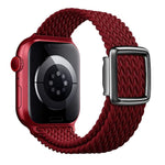 Cinturino per orologio in nylon intrecciato con fibbia magnetica in stile moderno., For Apple Watch 42mm / 41mm / 40mm / 38mm