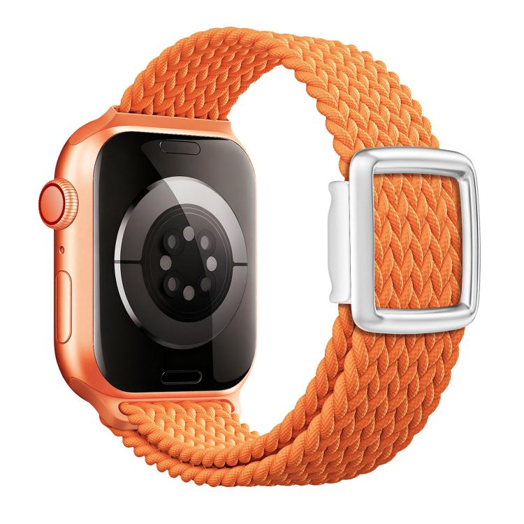Cinturino per orologio in nylon intrecciato con fibbia magnetica in stile moderno., For Apple Watch 42mm / 41mm / 40mm / 38mm
