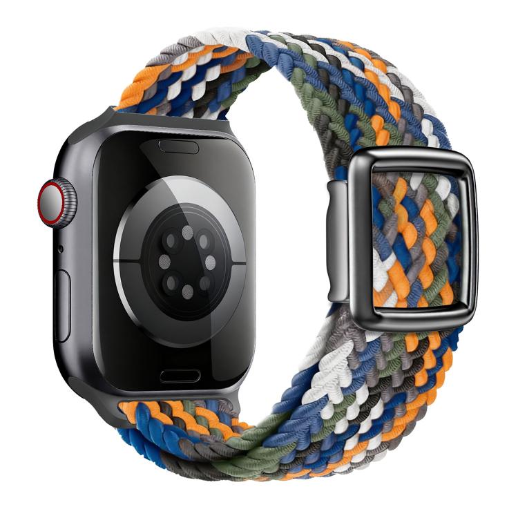 Cinturino per orologio in nylon intrecciato con fibbia magnetica in stile moderno., For Apple Watch 42mm / 41mm / 40mm / 38mm
