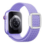 Cinturino per orologio in nylon intrecciato con fibbia magnetica in stile moderno., For Apple Watch 42mm / 41mm / 40mm / 38mm
