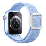 Cinturino per orologio in nylon intrecciato con fibbia magnetica in stile moderno., For Apple Watch 42mm / 41mm / 40mm / 38mm