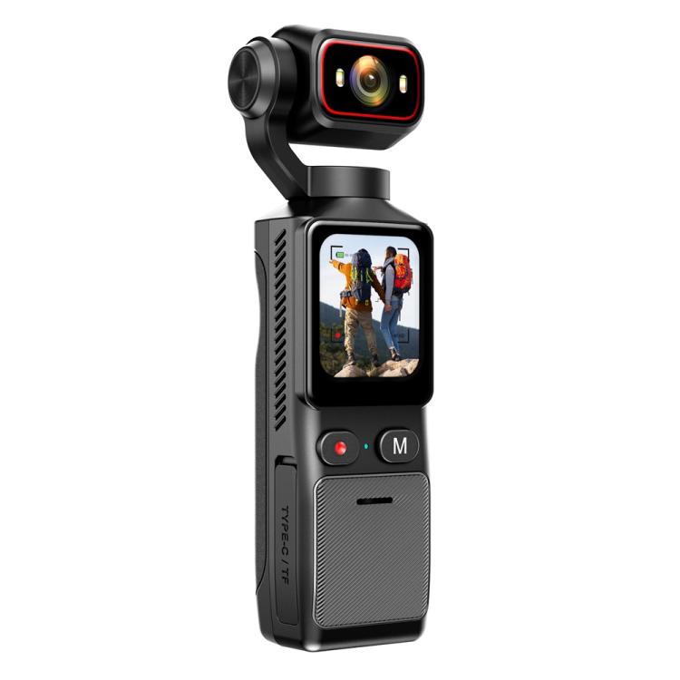 Videocamera d'azione 4K L19 con schermo touch da 1,69 pollici e connettività Wi-Fi, stabilizzazione dell'immagine e funzione VLOG, fotocamera tascabile., L19