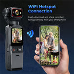 Videocamera d'azione 4K L19 con schermo touch 1,69 pollici