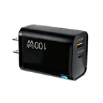 Caricabatterie PD47 da 100 W GaN PD Type-C, con protocollo completamente compatibile QC3.0 USB e spina USA., US Plug