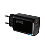 Caricabatterie PD47 da 100 W GaN PD Type-C, compatibile con protocollo QC3.0 USB, spina europea., EU Plug