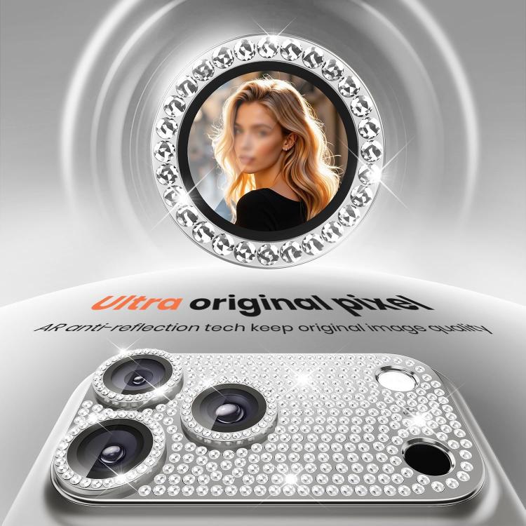 Pellicola per obiettivo fotografico Kalebol All-in-One Frosted Metal Armor Diamond-Shine, For iPhone 17 Pro Max, For iPhone 17 Pro