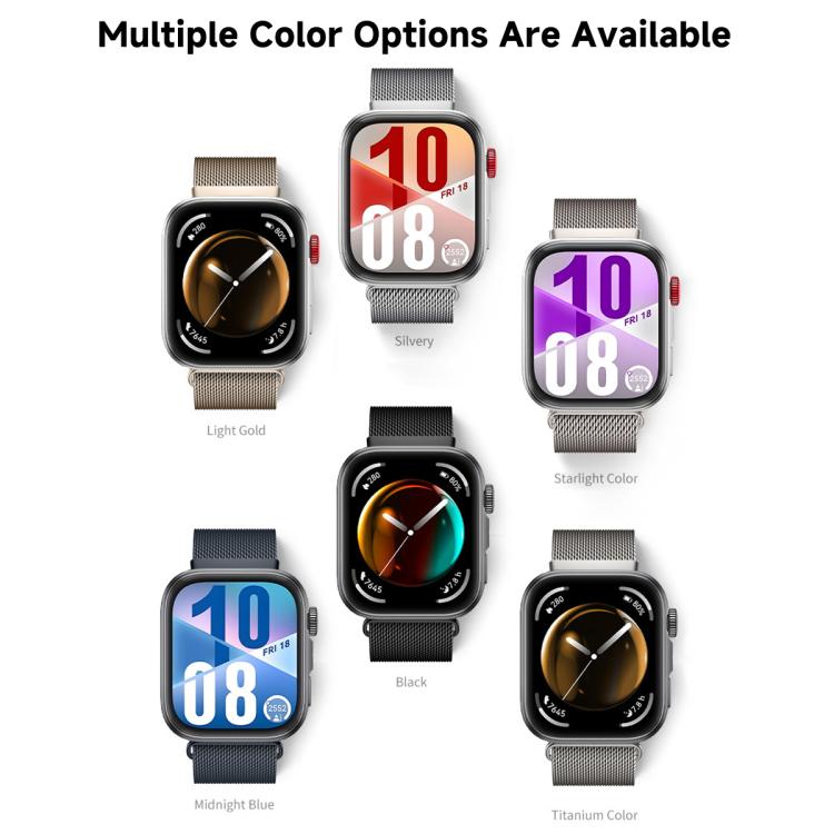 Cinturino per orologio Milanese magnetico in acciaio inossidabile, For Huawei Watch Fit 5 / Fit 5 Pro / Fit 4
