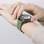 Cinturino per orologio in nylon composito con pulsante di sgancio rapido e gomma fluorurata., 22mm