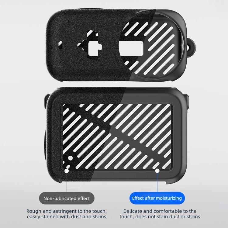 Cover protettiva antiurto in silicone 3 in 1 per modulo di trasmissione, lente e corpo, con cordino, per modulo di trasmissione, lente e corpo., For DJI Osmo Nano