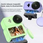 Cover protettiva antiurto in silicone 3 in 1 per modulo di trasmissione, lente e corpo, con cordino, per modulo di trasmissione, lente e corpo., For DJI Osmo Nano