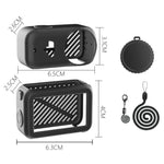 Cover protettiva antiurto in silicone 3 in 1 per modulo di trasmissione, lente e corpo, con cordino, per modulo di trasmissione, lente e corpo., For DJI Osmo Nano