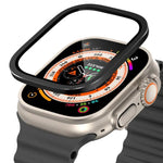 Orologio con cornice in metallo di titanio e vetro temperato., For Apple Watch Ultra 49mm