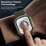Orologio con cornice in metallo di titanio e vetro temperato., For Apple Watch Ultra 49mm