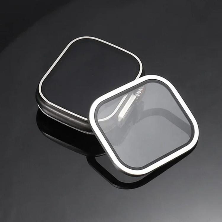 Orologio con cornice in metallo di titanio e vetro temperato., For Apple Watch Ultra 49mm