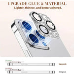 Pellicola per obiettivo fotografico Kalebol All-in-One Frosted Metal Armor Diamond-Shine, For iPhone 16 Pro Max, For iPhone 16 Pro, For iPhone 16 Plus
