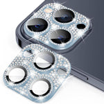 Pellicola per obiettivo fotografico Kalebol All-in-One Frosted Metal Armor Diamond-Shine, For iPhone 16 Pro Max, For iPhone 16 Pro, For iPhone 16 Plus