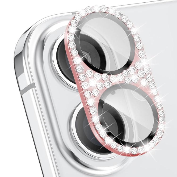 Pellicola per obiettivo fotografico Kalebol All-in-One Frosted Metal Armor Diamond-Shine, For iPhone 16 Pro Max, For iPhone 16 Pro, For iPhone 16 Plus