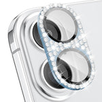 Pellicola per obiettivo fotografico Kalebol All-in-One Frosted Metal Armor Diamond-Shine, For iPhone 16 Pro Max, For iPhone 16 Pro, For iPhone 16 Plus