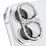Pellicola per obiettivo fotografico Kalebol All-in-One Frosted Metal Armor Diamond-Shine, For iPhone 16, For iPhone 15 Pro Max, For iPhone 15 Pro