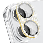 Pellicola per obiettivo fotografico Kalebol All-in-One Frosted Metal Armor Diamond-Shine, For iPhone 16, For iPhone 15 Pro Max, For iPhone 15 Pro