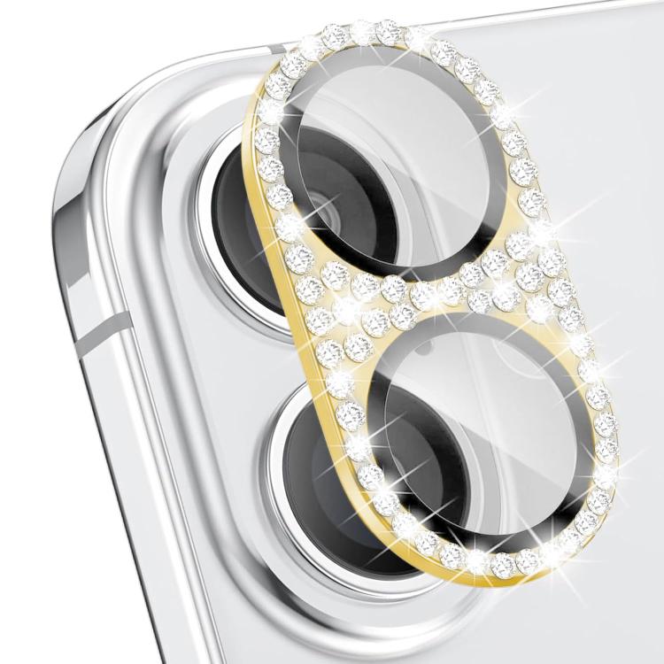 Pellicola per obiettivo fotografico Kalebol All-in-One Frosted Metal Armor Diamond-Shine, For iPhone 16, For iPhone 15 Pro Max, For iPhone 15 Pro