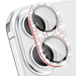 Pellicola per obiettivo fotografico Kalebol All-in-One Frosted Metal Armor Diamond-Shine, For iPhone 16, For iPhone 15 Pro Max, For iPhone 15 Pro