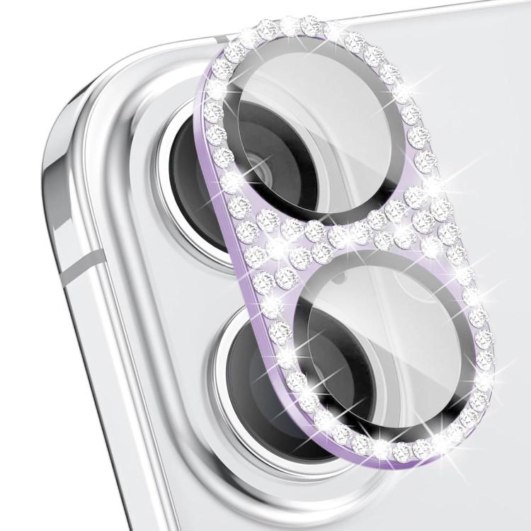 Pellicola per obiettivo fotografico Kalebol All-in-One Frosted Metal Armor Diamond-Shine, For iPhone 16, For iPhone 15 Pro Max, For iPhone 15 Pro