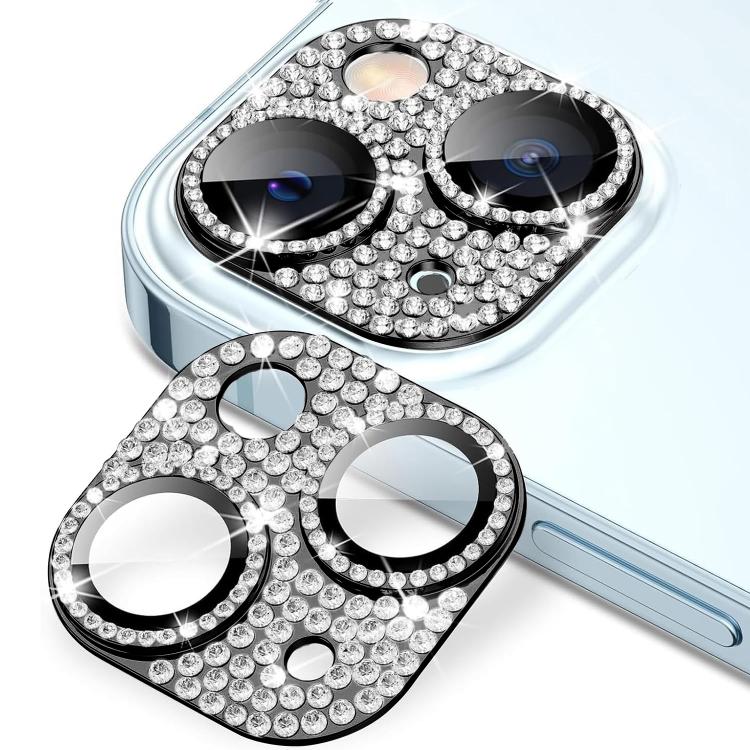 Pellicola per obiettivo fotografico Kalebol All-in-One Frosted Metal Armor Diamond-Shine, For iPhone 15 Plus, For iPhone 15, For iPhone 14 Plus