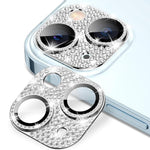 Pellicola per obiettivo fotografico Kalebol All-in-One Frosted Metal Armor Diamond-Shine, For iPhone 15 Plus, For iPhone 15, For iPhone 14 Plus