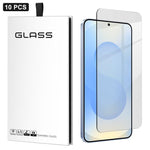 10 pezzi Pellicola adesiva in vetro temperato HD ad alto contenuto di alluminio, spessa, con effetto arco 3D, per mezzo schermo, senza bordo bianco, For Samsung Galaxy A57 5G, For Samsung Galaxy A37 5G, For Samsung Galaxy A27 5G                        ...