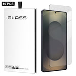 10 pezzi Pellicola adesiva in vetro temperato HD ad alto contenuto di alluminio, spessa, con effetto arco 3D, per mezzo schermo, senza bordo bianco, For Samsung Galaxy A57 5G, For Samsung Galaxy A37 5G, For Samsung Galaxy A27 5G                        ...