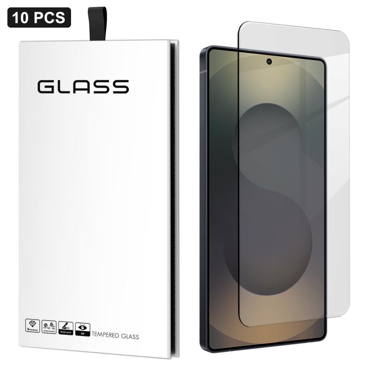 10 pezzi Pellicola adesiva in vetro temperato HD ad alto contenuto di alluminio, spessa, con effetto arco 3D, per mezzo schermo, senza bordo bianco, For Samsung Galaxy A57 5G, For Samsung Galaxy A37 5G, For Samsung Galaxy A27 5G                        ...