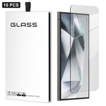 10 pezzi Pellicola adesiva in vetro temperato HD ad alto contenuto di alluminio, spessa, con effetto arco 3D, per mezzo schermo, senza bordo bianco, For Samsung Galaxy A57 5G, For Samsung Galaxy A37 5G, For Samsung Galaxy A27 5G                        ...
