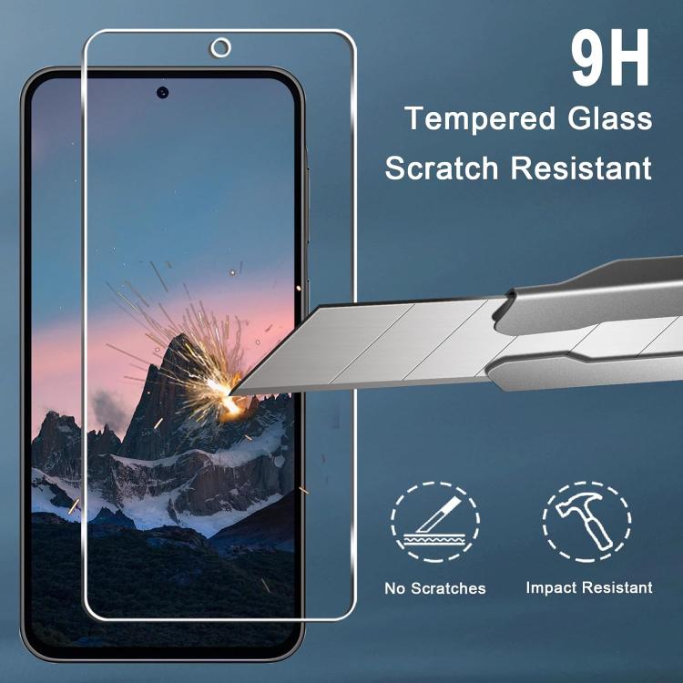 10 pezzi Pellicola adesiva in vetro temperato HD ad alto contenuto di alluminio, spessa, con effetto arco 3D, per mezzo schermo, senza bordo bianco, For Samsung Galaxy A57 5G, For Samsung Galaxy A37 5G, For Samsung Galaxy A27 5G                        ...