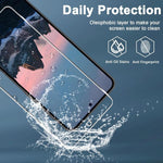 10 pezzi Pellicola adesiva in vetro temperato HD ad alto contenuto di alluminio, spessa, con effetto arco 3D, per mezzo schermo, senza bordo bianco, For Samsung Galaxy A57 5G, For Samsung Galaxy A37 5G, For Samsung Galaxy A27 5G                        ...