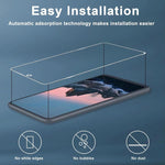 10 pezzi Pellicola adesiva in vetro temperato HD ad alto contenuto di alluminio, spessa, con effetto arco 3D, per mezzo schermo, senza bordo bianco, For Samsung Galaxy A57 5G, For Samsung Galaxy A37 5G, For Samsung Galaxy A27 5G                        ...