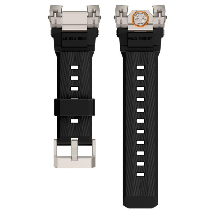 Cinturino per orologio in silicone con armatura personalizzata in metallo, For Apple Watch Ultra 3 / 2 / 1 49mm
