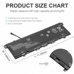 Batterie per laptop da 3454 mAh per HP Envy 13-ah1002TX, KC04XL