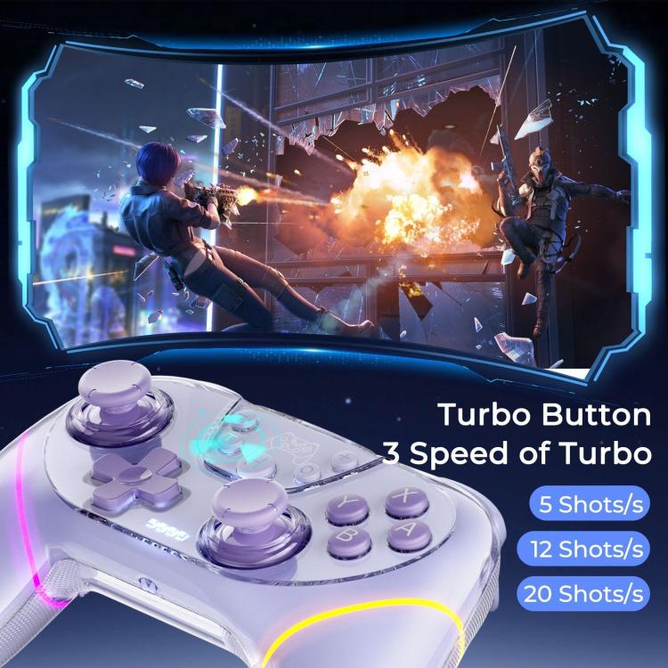 Controller di gioco con joystick Hall per Switch e PC