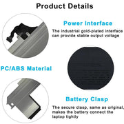 Batteria per laptop da 4370 mAh per Apple MacBook Air da 13 pollici, A1965