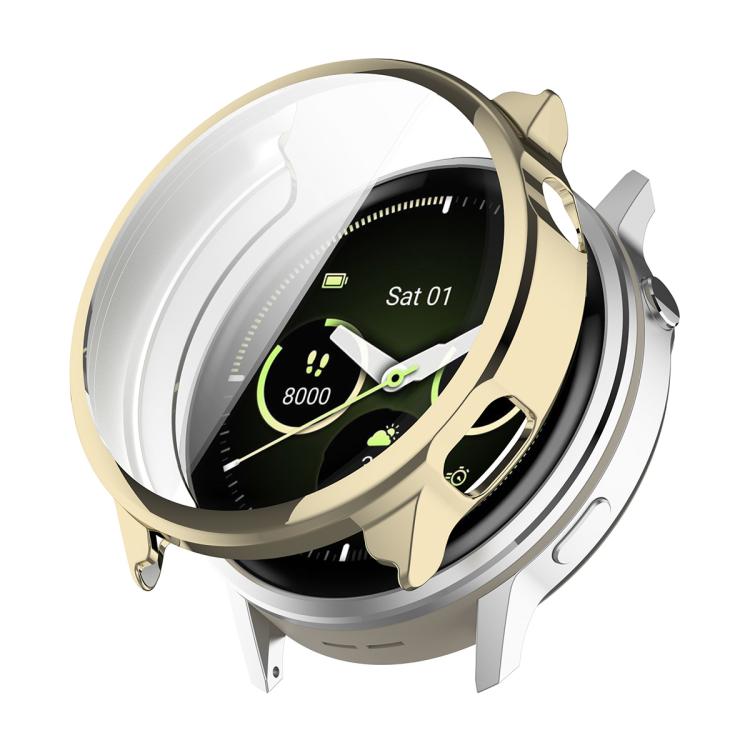 ENKAY Hat-Prince Cover per orologio con copertura completa in TPU galvanizzato e protezione dello schermo, For Garmin Venu 4 45mm, For Garmin Venu 4 41mm